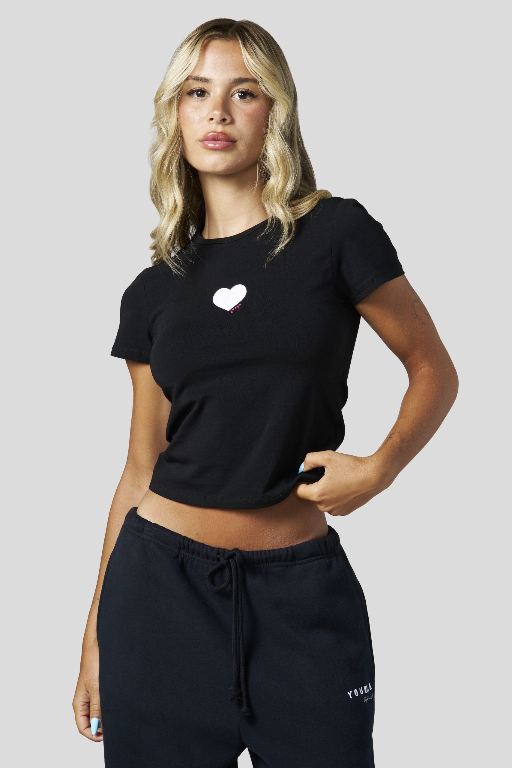 W4336 gym girl baby Tee - Image 4