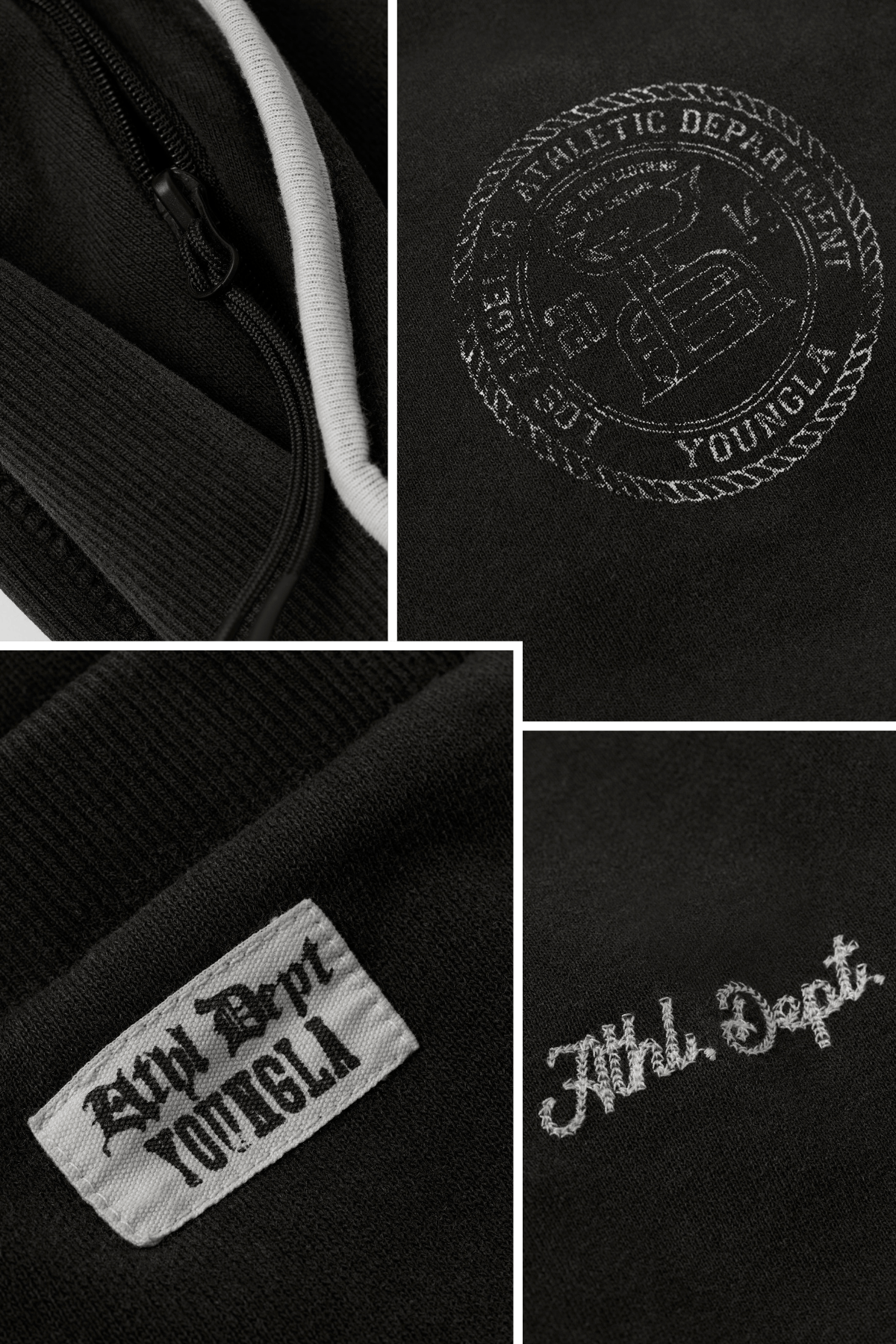 2176 - Golden Era Piping Joggers - Image 3