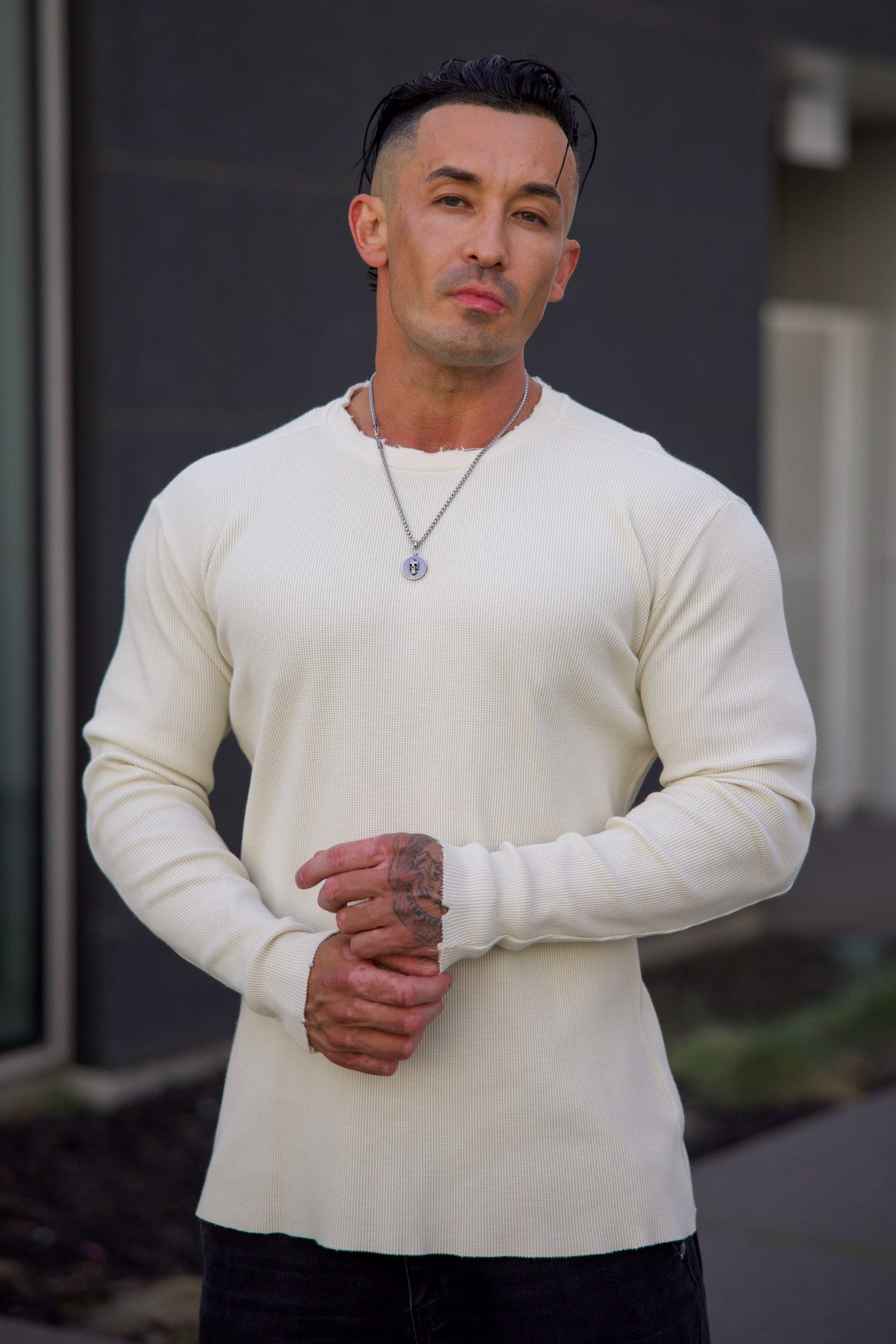 8094 - Tailored Waffle Longsleeves - Image 2