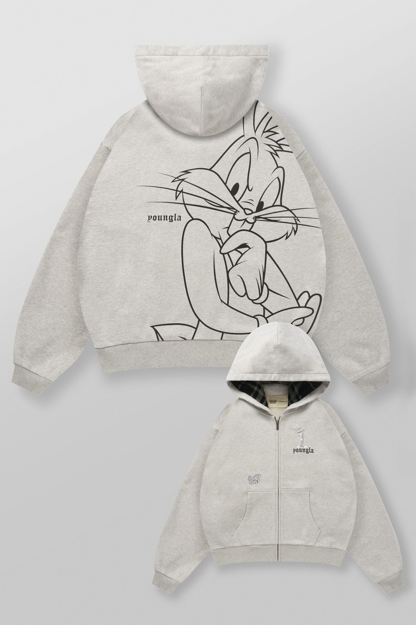 5257 - Looney Tunes Plaid Zip-Ups - Image 10