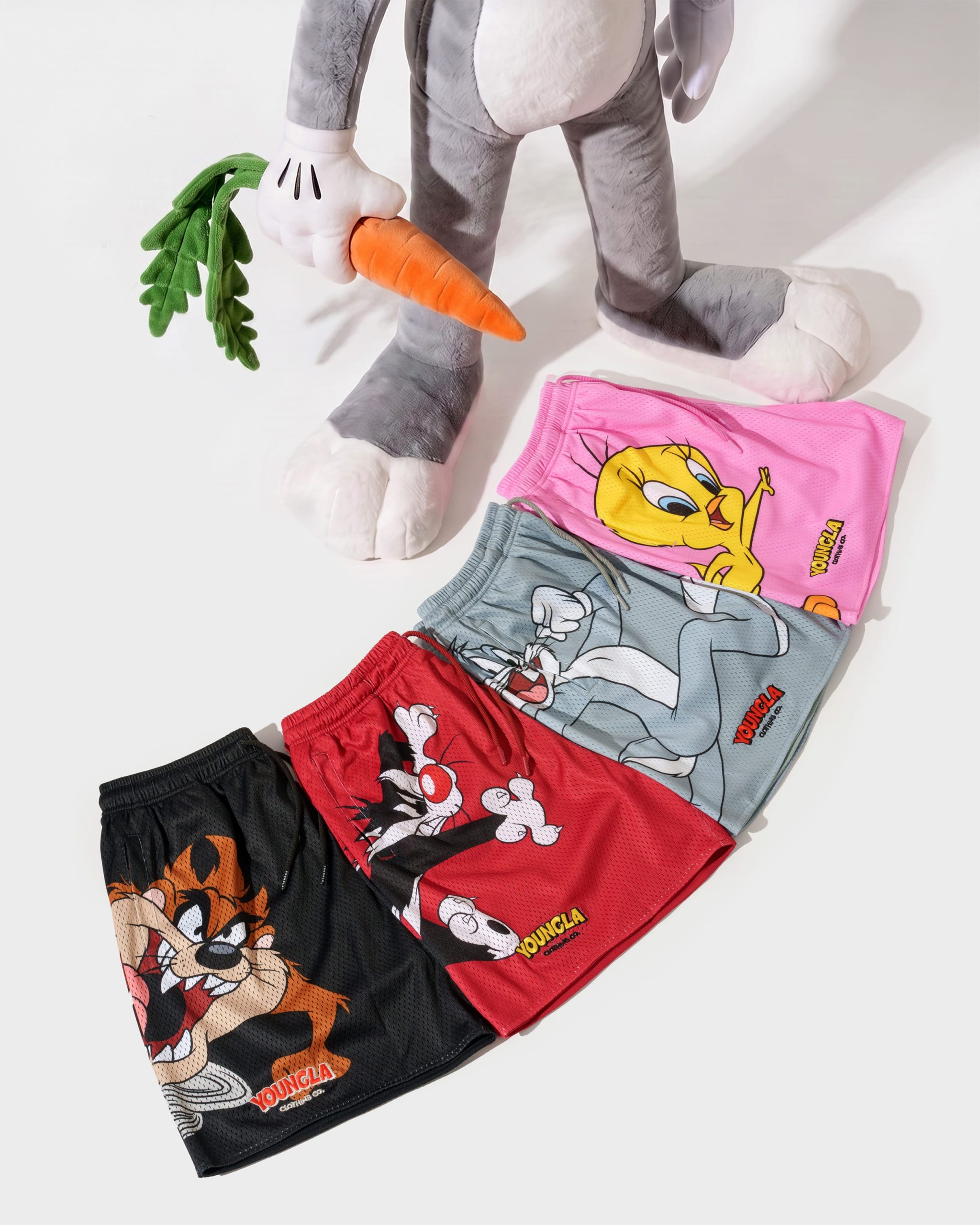 1098 - Looney Tunes Basketball Shorts - Image 3