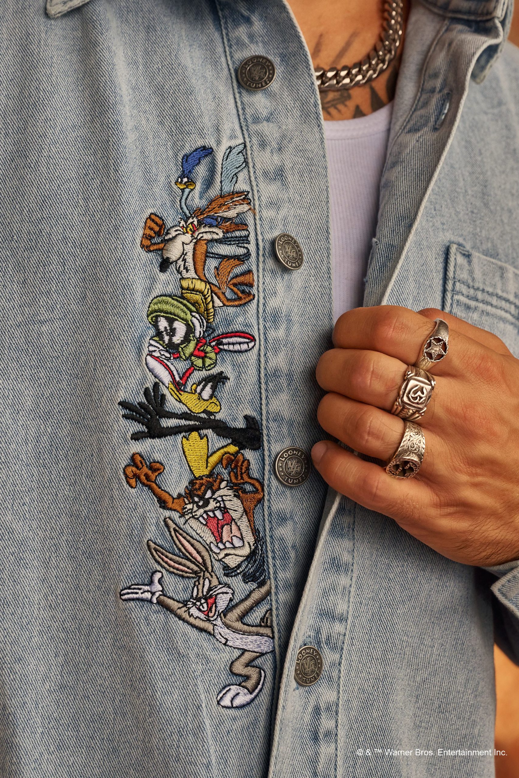 8112 - Looney Tunes Denim Shirt - Image 6